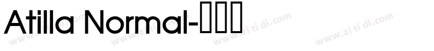 Atilla Normal字体转换